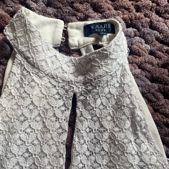 White Halter tank top - Picture 3 of 4